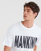 7 For All Mankind Mankind Oversized Tee In White