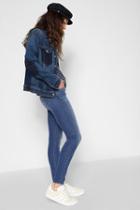 7 For All Mankind B(air) Denim Skinny In Sunset