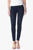 7 For All Mankind The Ankle Skinny In Midnight Blue Sateen