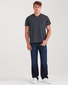 7 For All Mankind Men's Austyn Relaxed Straight In Los Angeles Dark (long Inseam)