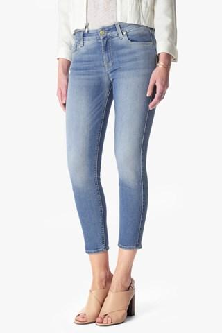 7 For All Mankind Kimmie Crop In Aegean Sea