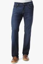 7 For All Mankind Austyn Relaxed Straight In Los Angeles Dark (long Inseam)