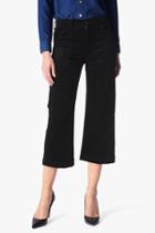 7 For All Mankind The Culotte In Black Cord