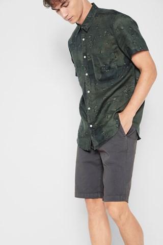 7 For All Mankind Luxe Performance Sateen Chino Short In Shaded Stone