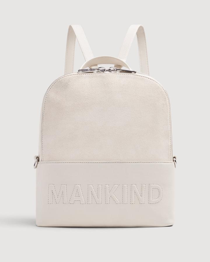 7 For All Mankind Mankind Backpack In Winter White