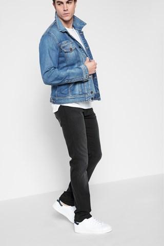 7 For All Mankind Luxe Sport Paxtyn Skinny With Clean Pocket In Storm Shadow
