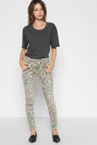 7 For All Mankind Ankle Skinny In Cheetah Print