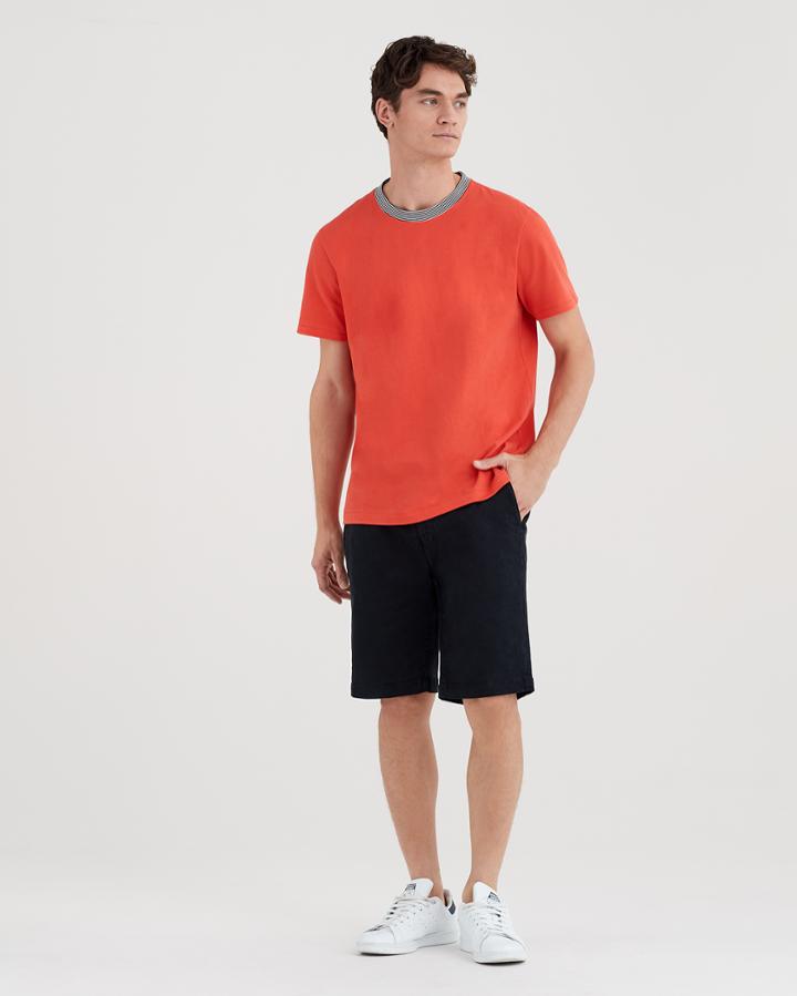 7 For All Mankind Total Twill Chino Short In Deep Sea