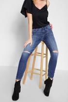 7 For All Mankind The Ankle Skinny With Destroy In Barrier Reef
