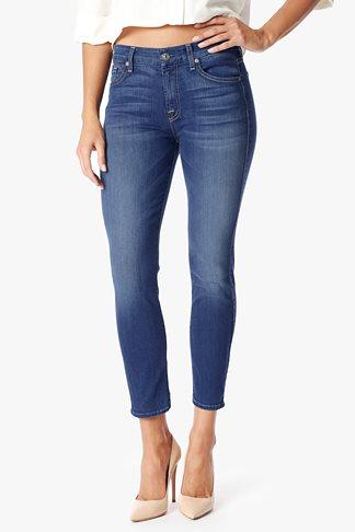 7 For All Mankind The Slim Illusion Kimmie Straight In Atmosphere Blue 2