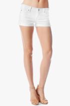7 For All Mankind Roll Up Short In Clean White