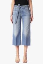 7 For All Mankind Belted Culotte In Vintage Coronado Springs