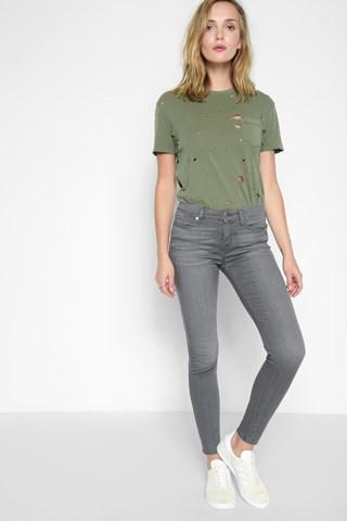 7 For All Mankind B(air) Denim Skinny In Chrysler Grey