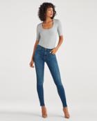 7 For All Mankind Women's Skinny In Authentic Blue Malmo