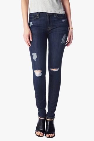 7 For All Mankind The Skinny In Nouveau New York Dark