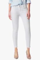 7 For All Mankind Cropped Skinny In Clean White