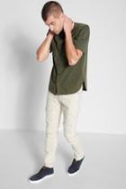 7 For All Mankind Paxtyn Skinny In Ecru