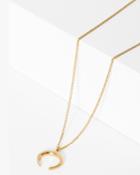 7 For All Mankind Five And Two Jolee Necklace In Gold