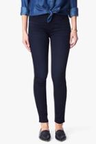 7 For All Mankind B(air) Denim The Skinny In Blue Black River Thames