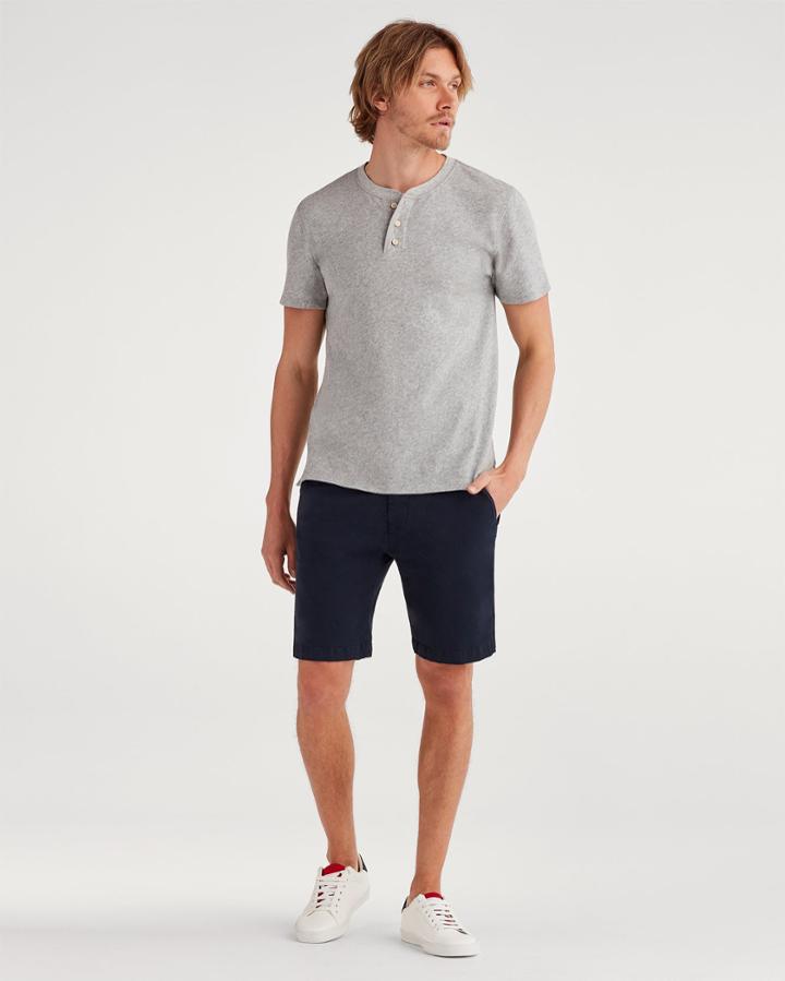 7 For All Mankind Men's 9 Inseam Chino Short In Navy