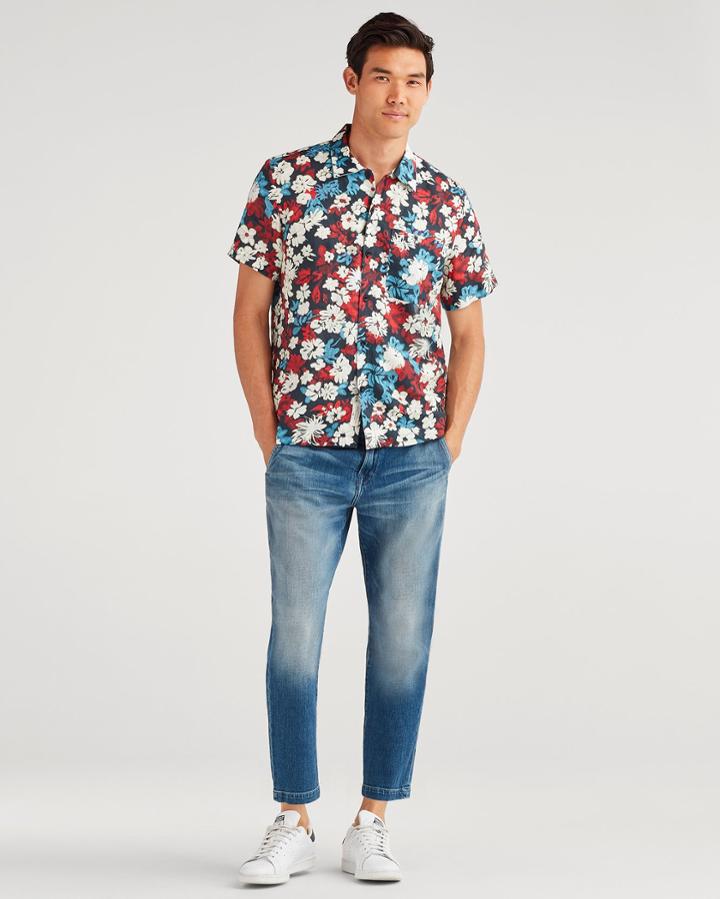 7 For All Mankind Men's Slim Chino Crop In Iconoclast