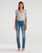 7 For All Mankind Women's B(air) Denim Kimmie Straight In Amazing Heritage