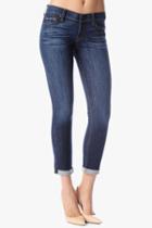 7 For All Mankind The Skinny Crop & Roll In Nouveau New York Dark
