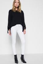 7 For All Mankind Ankle Skinny In Clean White