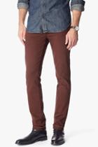7 For All Mankind Luxe Performance Colored Denim Slimmy Slim Straight In Chianti