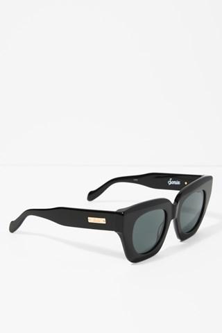 7 For All Mankind Tokyo Dream Sunglasses In Black