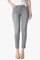 7 For All Mankind Featherweight Denim Ankle Skinny In Grey