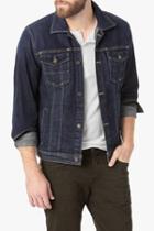 7 For All Mankind Luxe Performance: Trucker Jacket In Indigo