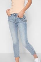 7 For All Mankind Ankle Skinny With Optional Chain And Step Hem In Desert Springs