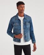 7 For All Mankind Men's Denim Jacket In Prophecy