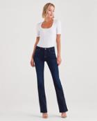 7 For All Mankind Women's B(air) Denim Kimmie Bootcut In Tranquil Blue