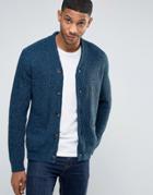 New Look Cardigan With Pockets In Teal - Blue
