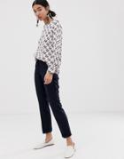 Emme Skinny Suit Pants-navy