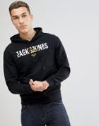 Jack & Jones Logo Hoodie - Black