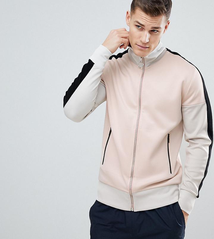 Noak Track Jacket In Pink - Pink