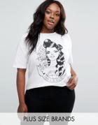Pink Clove Strong Is The New Pretty Tee - White