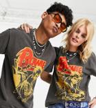 Reclaimed Vintage Inspired Unisex Licensed David Bowie T-shirt In Gray