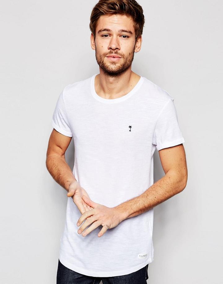 Esprit Longline T-shirt - White