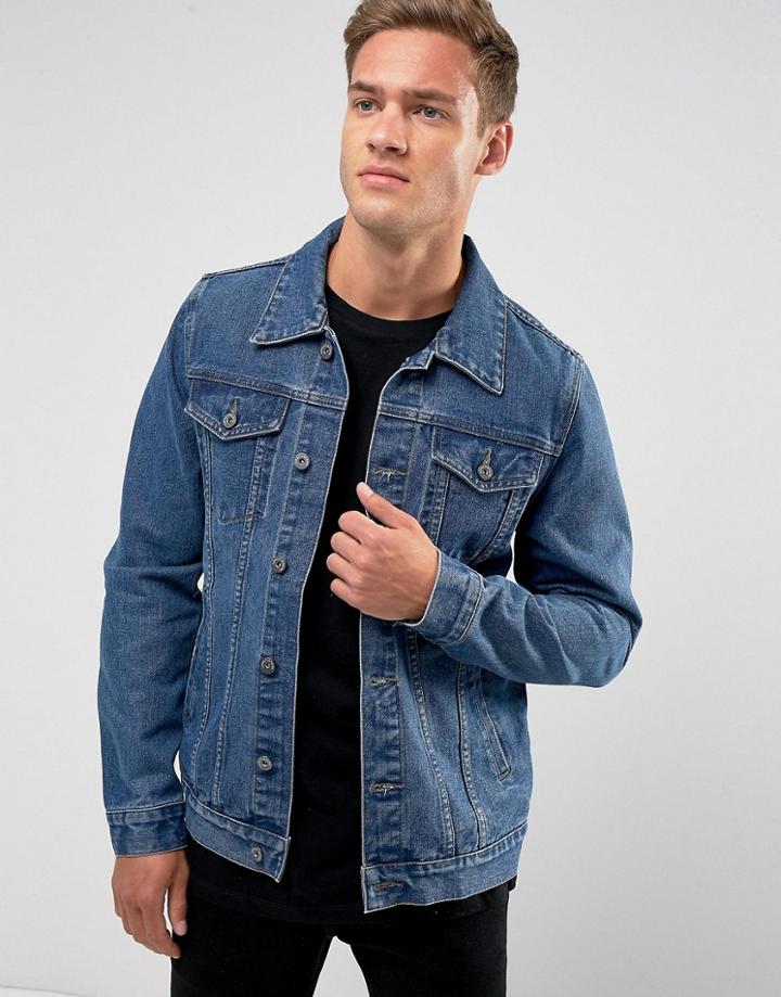 Loyalty And Faith Denim Jacket - Blue