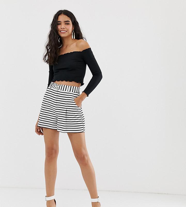 Miss Selfridge Shorts In Stripe - Multi