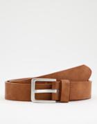 Jack & Jones Belt In Cognac-brown