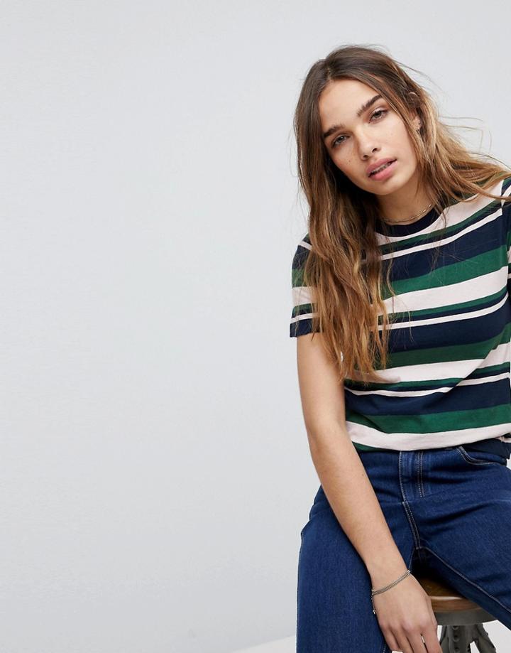 Rolla's Stripey T-shirt - Blue