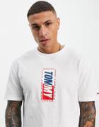 Tommy Jeans Vertical Logo T-shirt In White