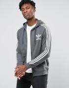 Adidas Originals Tefoil Zip Hoodie Ay7786 - Gray