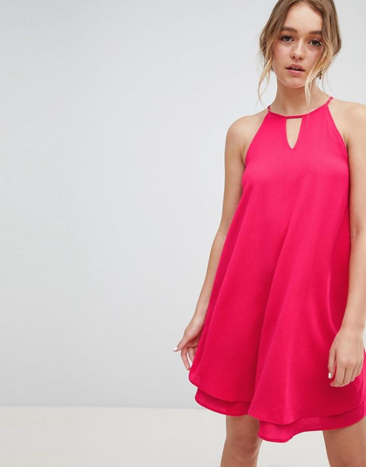 Only Keyhole Summer Dress - Pink