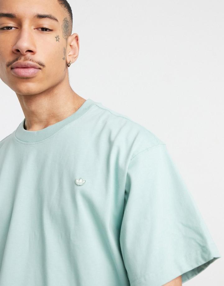 Adidas Originals Premium T-shirt In Hazy Green - Part Of A Set